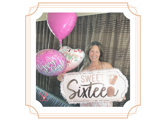 Sweet Sixtee, themed birthday party decor, 60th birthday party decor, 60th birthday party planning, what to do for her 60th birthday, moms sixtieth birthday