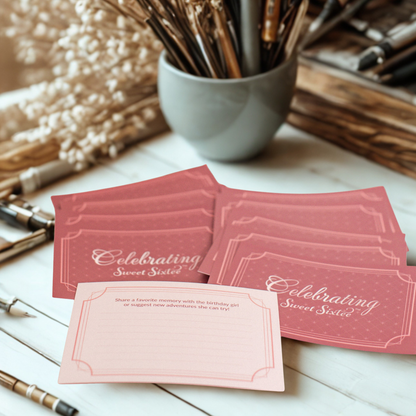 sweet sixtee sharing cards for 60th birthday messages, sweet 60, sweet sixty, celebrating turning 60 with beautiful themed birthday party sets