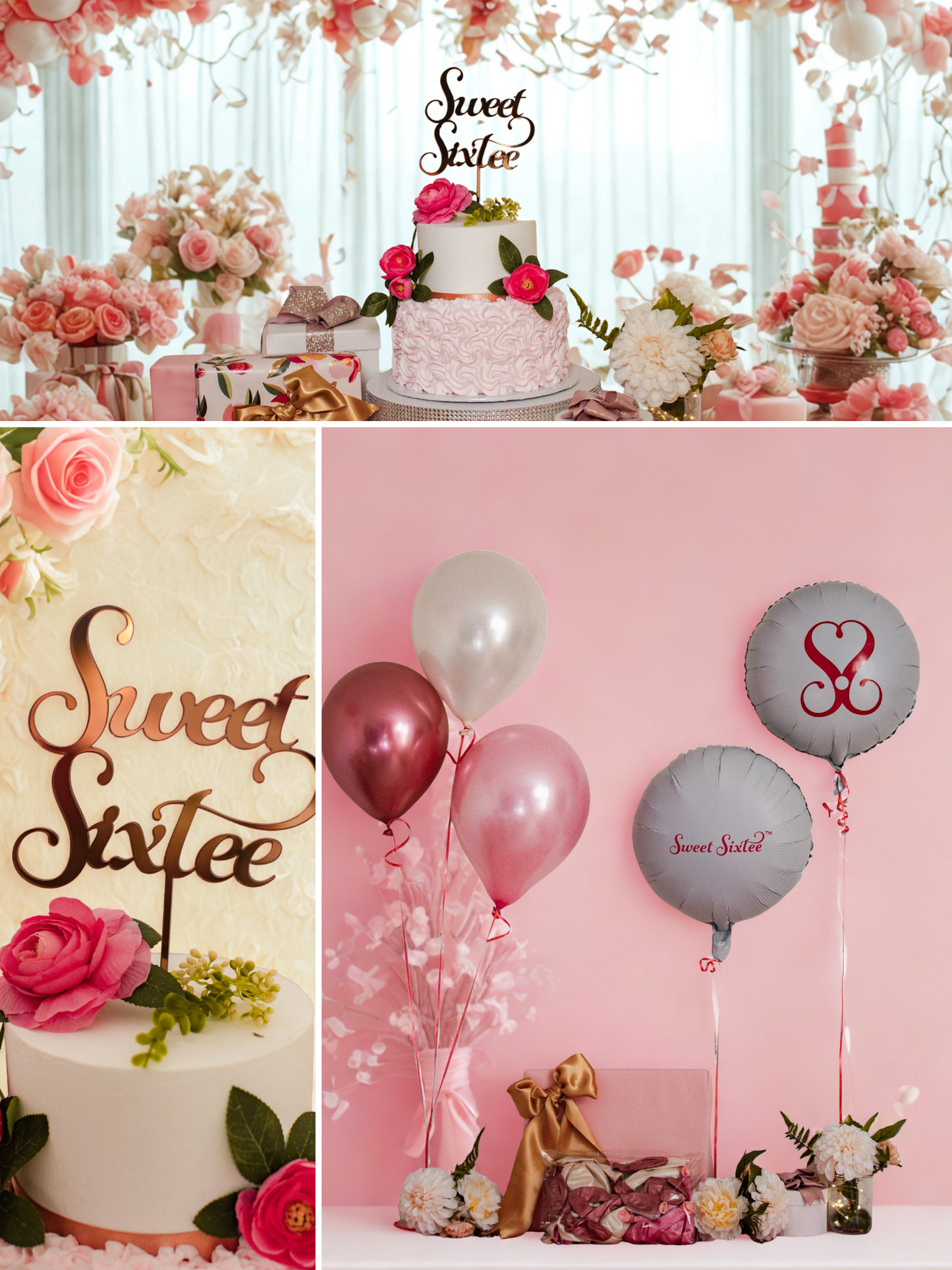 beautiful balloons can make balloon bouquets or arch or more, cake topper, 60th birthday party decorations, themed birthday party