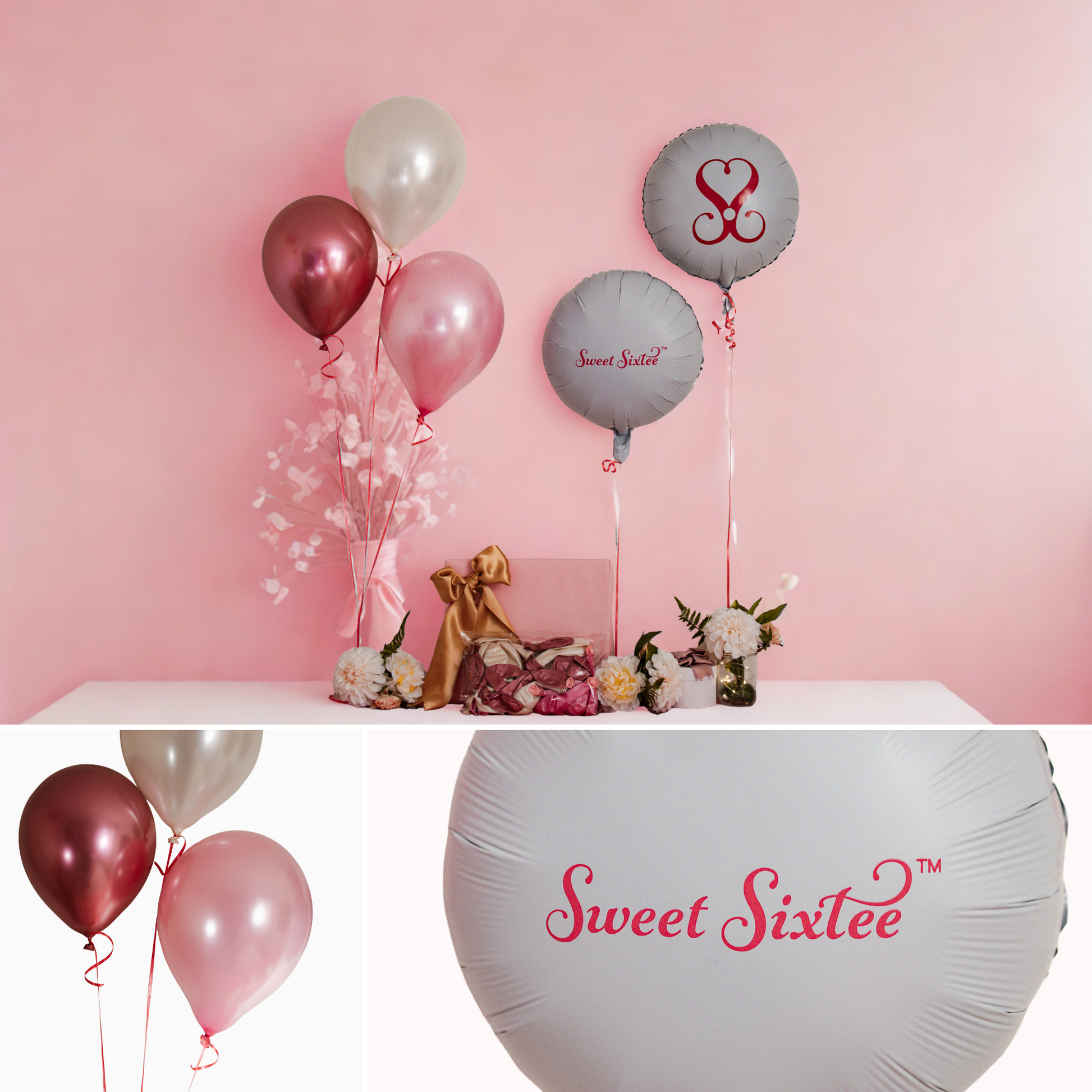 balloon bouquets, balloon bundles, make balloon boquets, arches, 60th birthday party decorations, 60th birthday party decor, sweet sixtee, idea for 60th birthday party, 60th birthday ideas for mom, 60th party ideas, 60th birthday colors