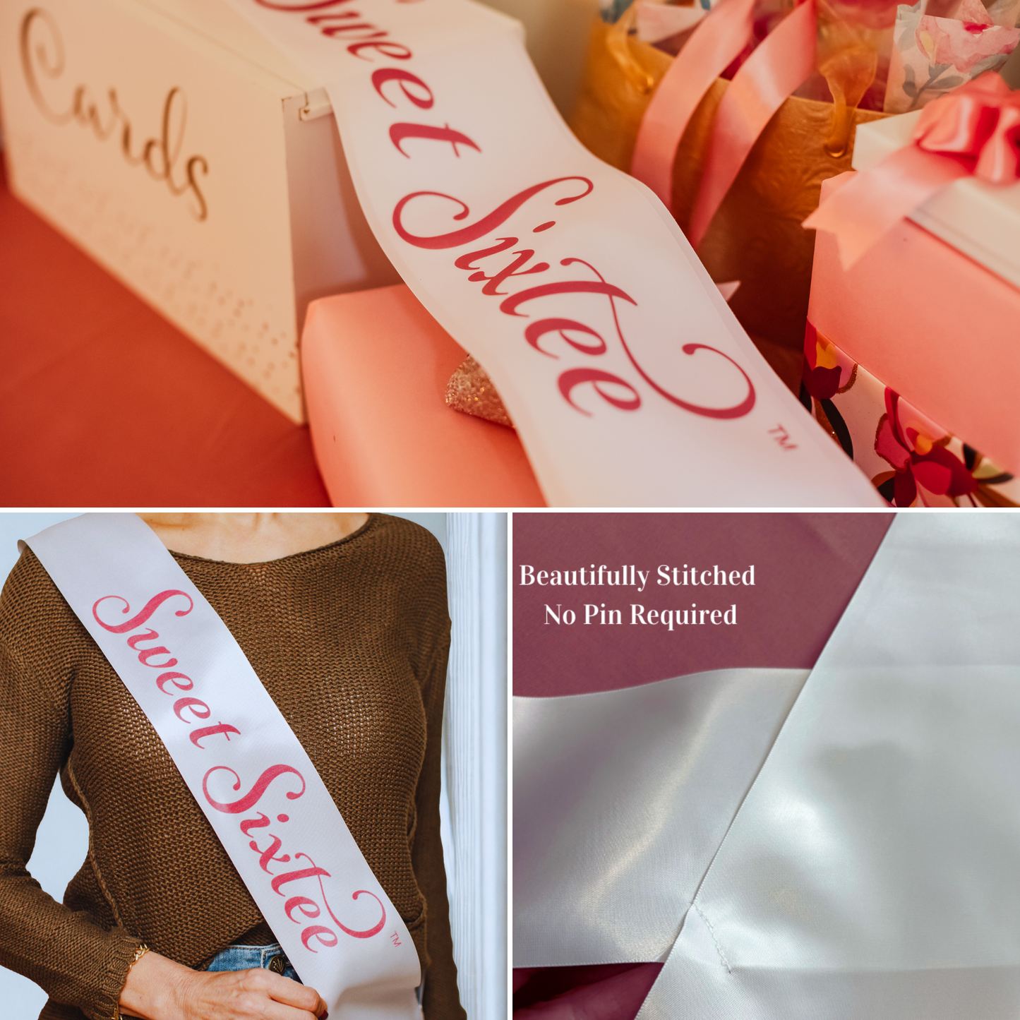 60th birthday sash, 60th birthday party, 60th birthday party ideas, themed birthday party, sweet sixtee