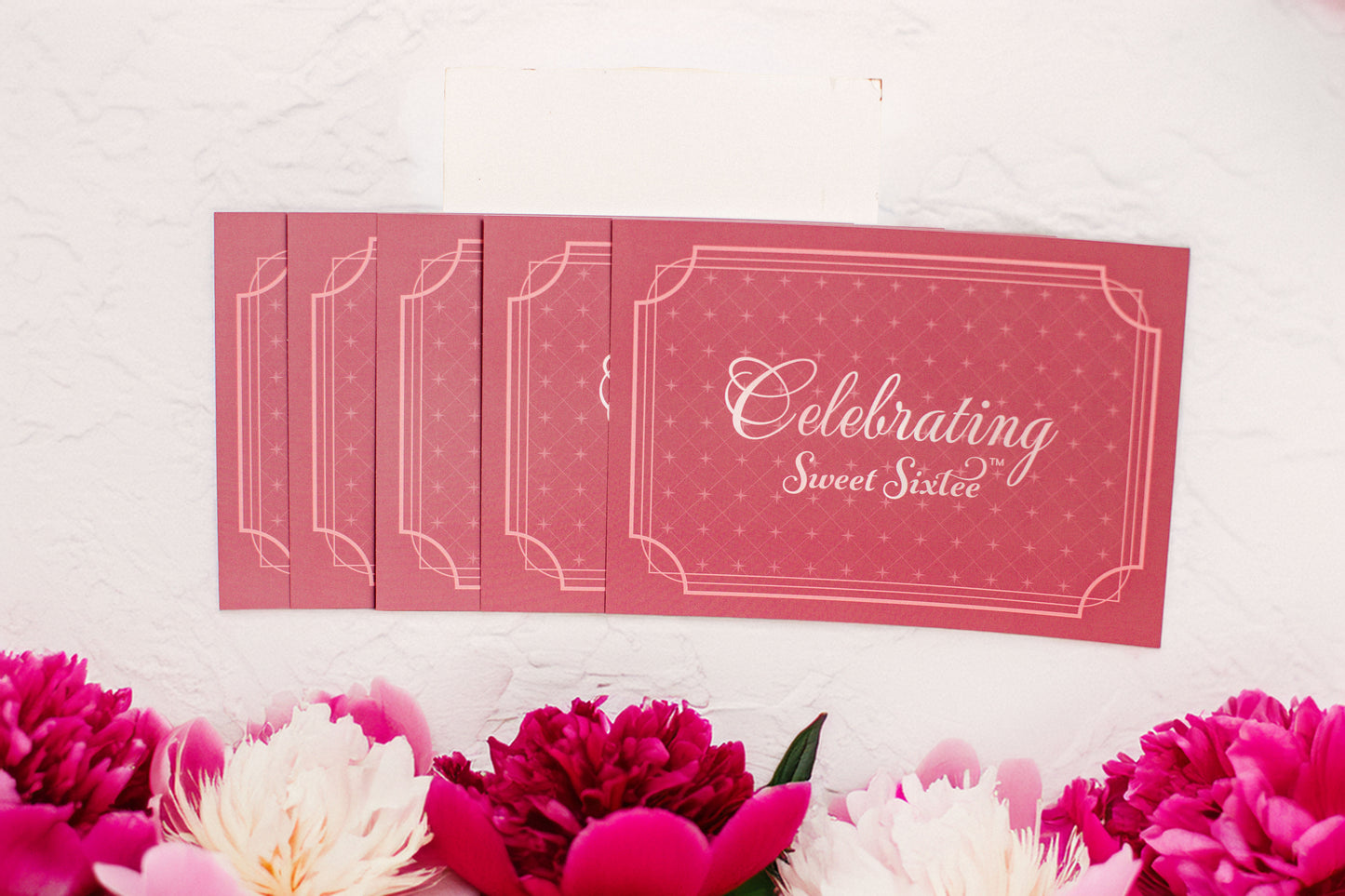 Sweet Sixtee Sharing Cards offer a place to write message for 60th birthday 