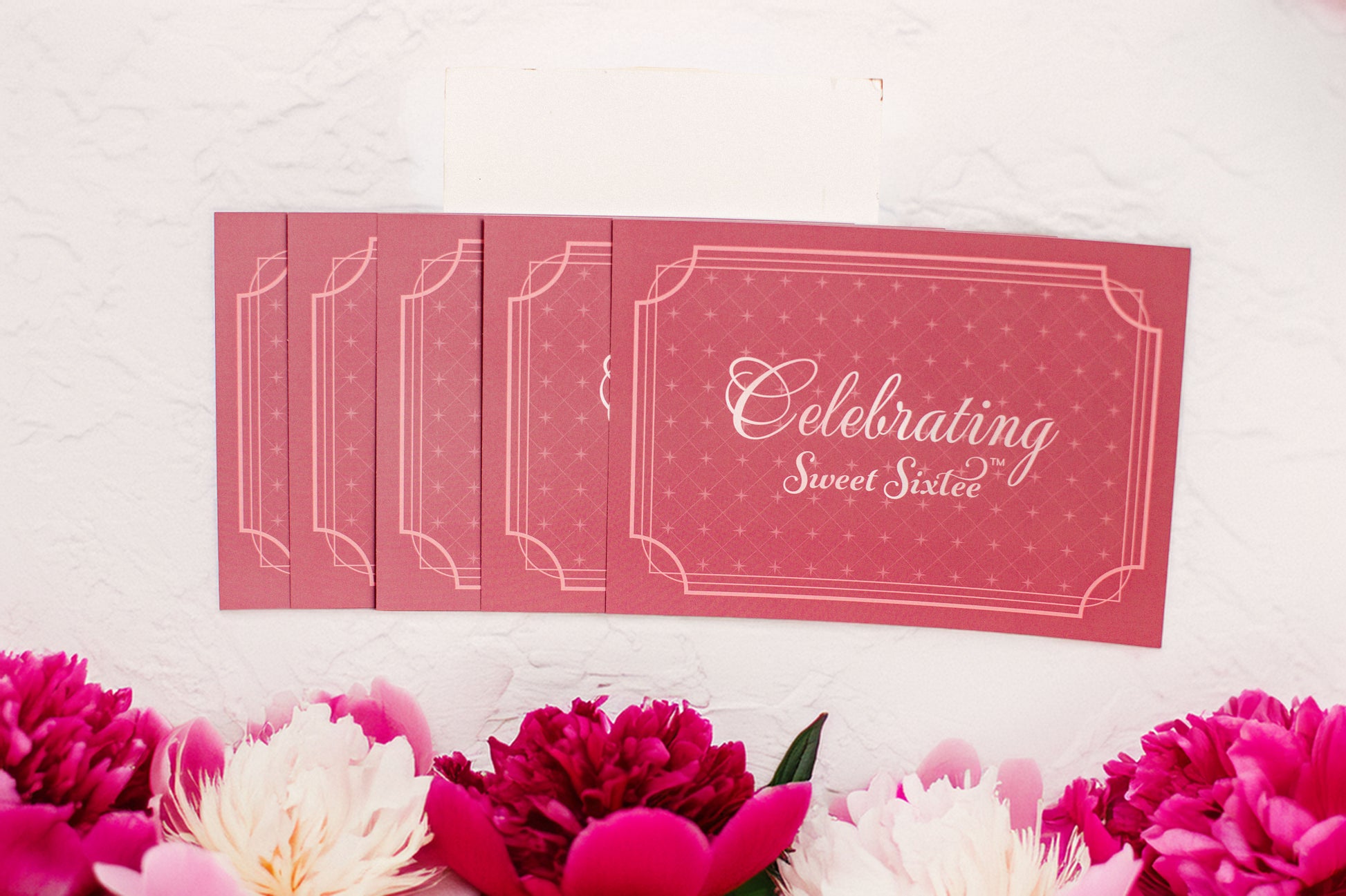 Sweet Sixtee Sharing Cards offer a place to write message for 60th birthday 